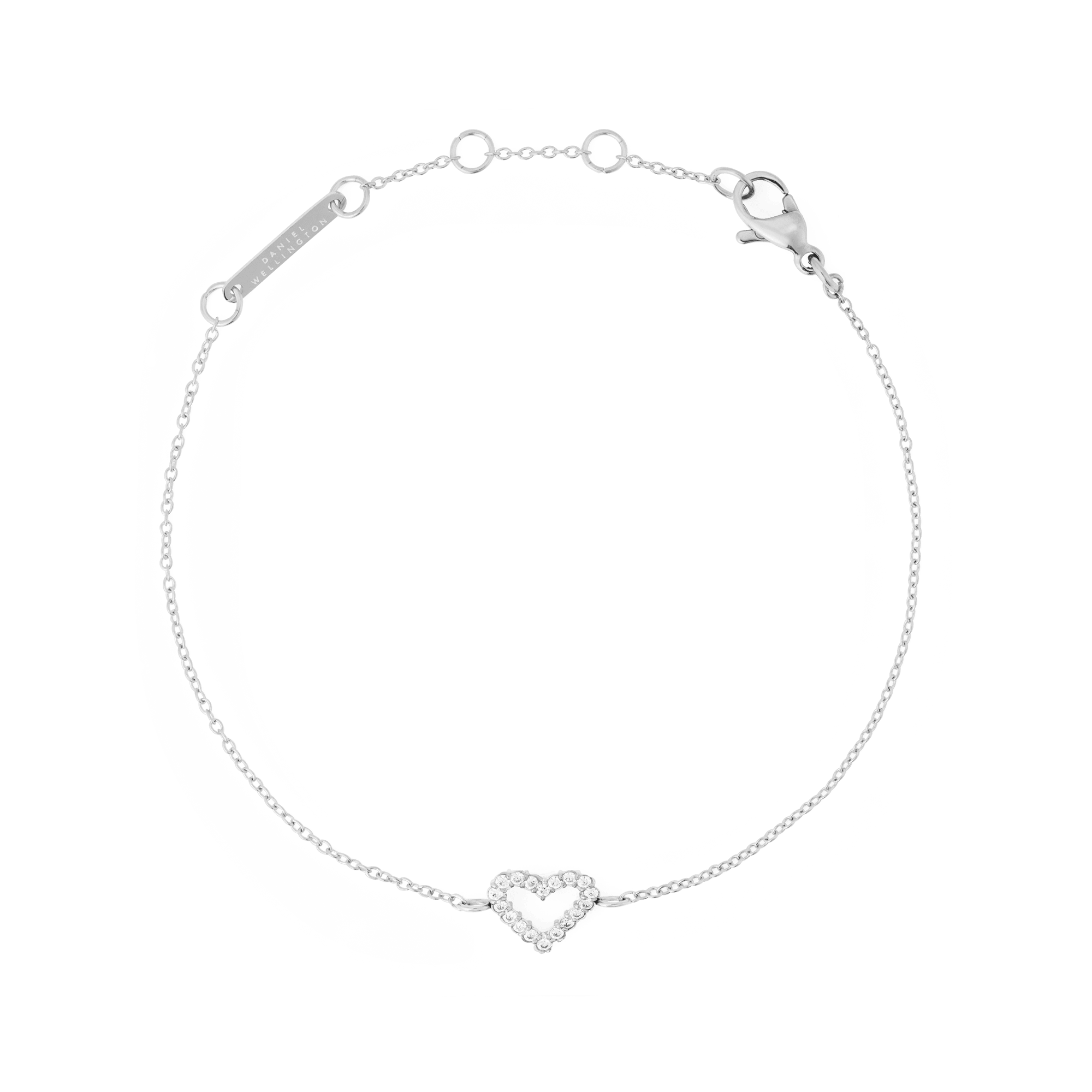 سوار Mirelle Heart فضي – 155-185 مم